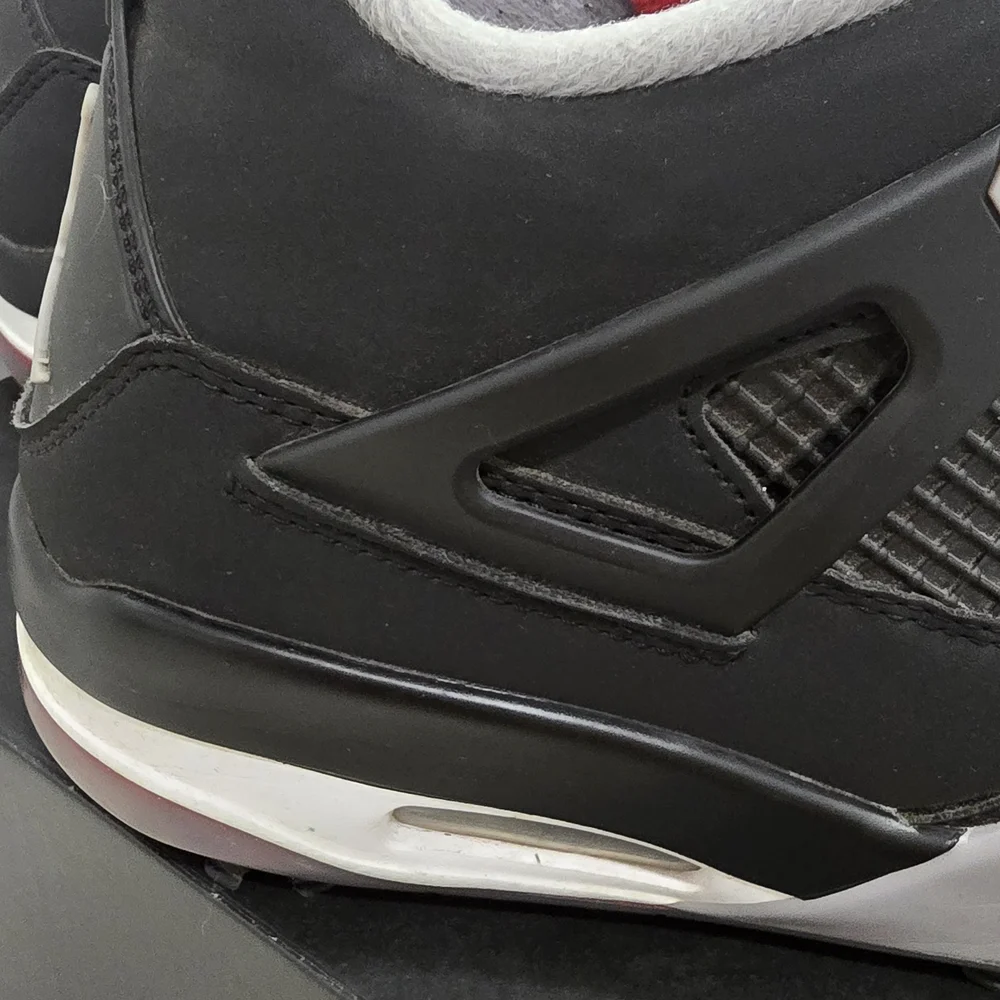 Jordan Men’s Black White Red Low-Top Athletic Sneakers